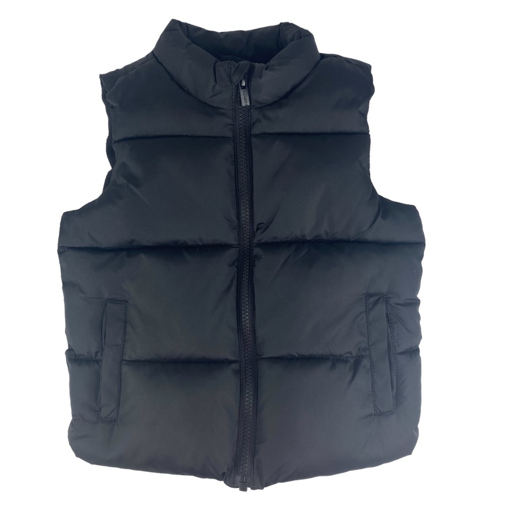 Old Navy Boy's Black Puffer Vest - Size 4T